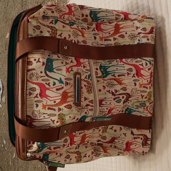 Lily Bloom Bags Lily Bloom Under Seat Carryon Luggage Giraffe